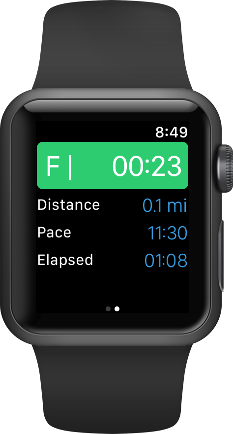 Interval running discount with apple watch